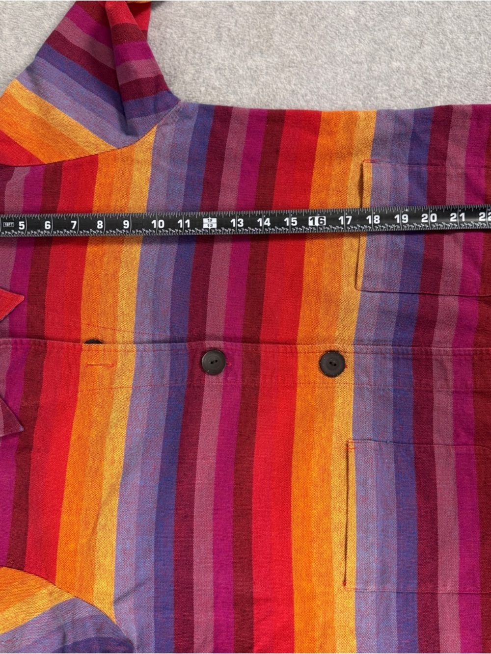 Coldwater Creek Size Small Cotton Linen Blend Striped Multicolor Women’s Jacket - Picture 11 of 14